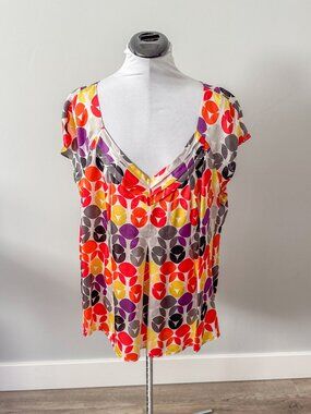 Nine West Plus Size Women's Silk Blouse
